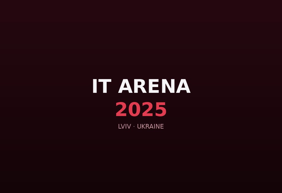 Keynote at Ukraine&rsquo;s leading tech event
