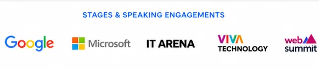 Stages & speaking engagements